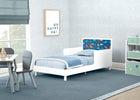 Bianca White (1650) 3-Dreamer Toddler Bed (Choose from Dinosaur or Rainbow Headboard Stickers)