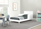 Bianca White (1650) 1-Dreamer Toddler Bed (Choose from Dinosaur or Rainbow Headboard Stickers)