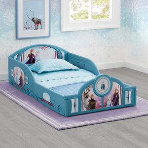 Frozen II Plastic Sleep and Play Toddler Bed 0-Frozen II Plastic Sleep and Play Toddler Bed