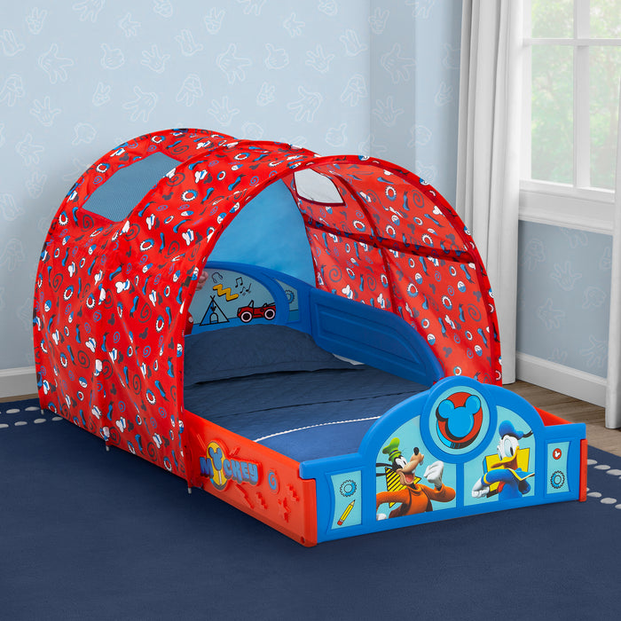 BB81464MM 1054 tent bed mickey lifestyle 101 0-Mickey Mouse Sleep and Play Toddler Bed with Tent