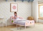 Pink (1695) 15-Magic Magnet Toddler Bed with Customizable Magnets & Built-In Book Storage