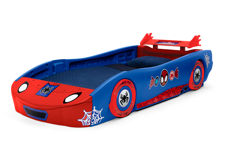 Spider-Man (1164) 5-Spidey and His Amazing Friends Web Crawler Race Car Twin Bed