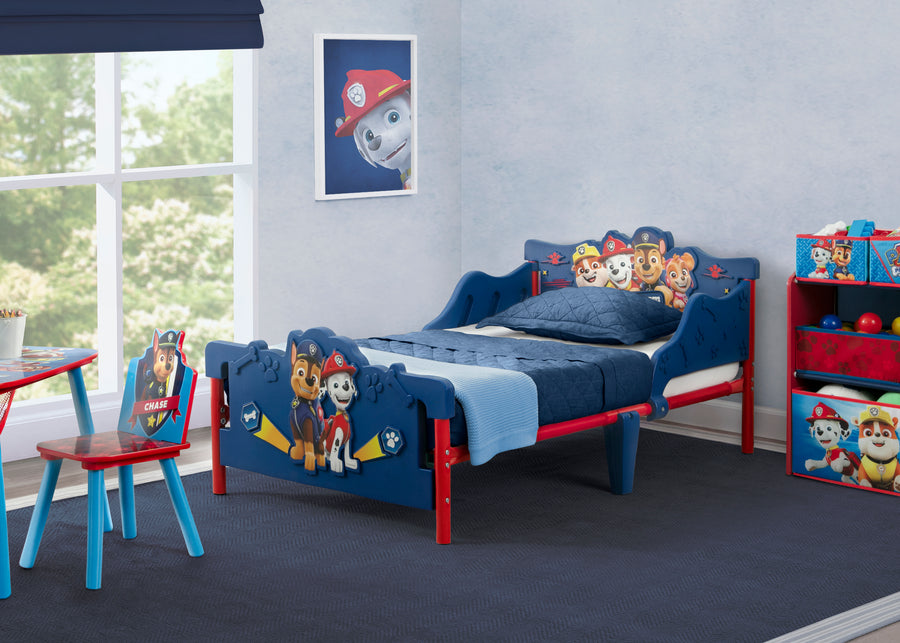 Paw Patrol (1121) 1-PAW Patrol 3D Toddler Bed