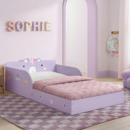 Children's bed with cartoon design in a room named 'Sophie'