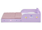 Unicorn (1615) 5-Unicorn Wood Floor Toddler Bed with Reusable Stickers