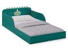 Dino (1616) 7-Dino Wood Floor Toddler Bed with Reusable Stickers