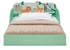 Safari (1730) 2-Safari Wood Floor Toddler Bed with Reusable Stickers