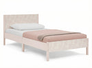 Pink Floral Toile (1727) 33-Cora Wood Twin Bed with Removable Guardrails