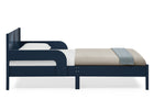 Navy (1729) 59-Cora Wood Twin Bed with Removable Guardrails