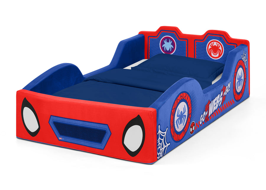 Spider-Man (1164) 10-Spidey and His Amazing Friends Foam Frame Race Car Toddler Bed