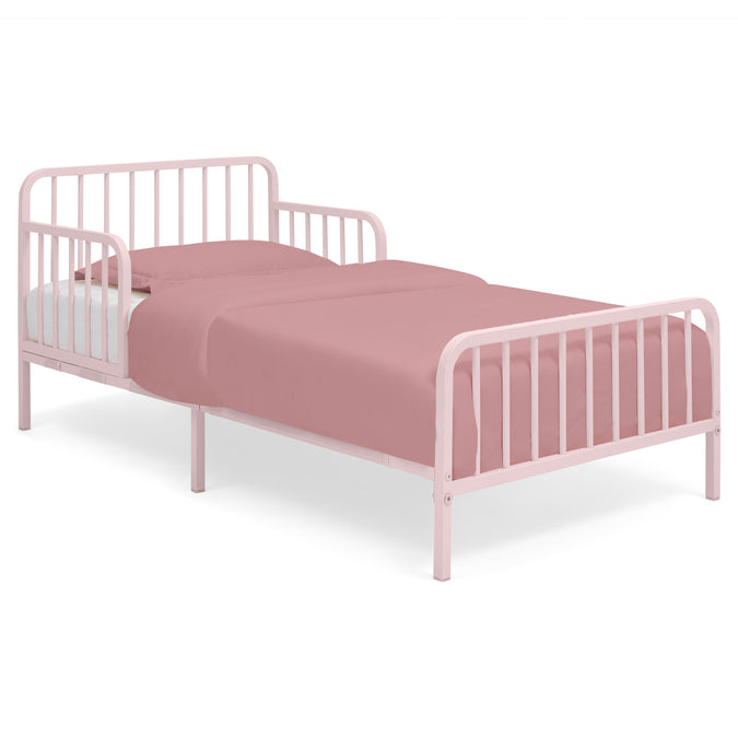 DCB: Pink (1772) 14-Finley Metal Toddler Bed with Spindles