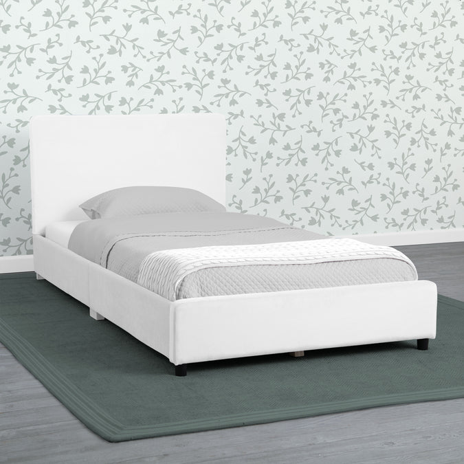 Upholstered Twin Bed with Headboard 7-Upholstered Twin Bed with Headboard