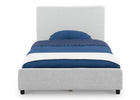 Dove Grey (1601) 11-Upholstered Twin Bed with Headboard