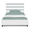 Upholstered Twin Bed with Headboard 30-Upholstered Twin Bed with Headboard