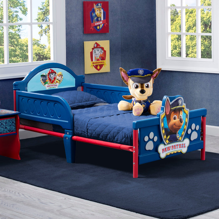 BB86958PW TB84998PW FL86726PW paw patrol roomshot 3-PAW Patrol Plastic 3D Toddler Bed