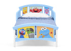 Assorted (999) 4-Sesame Street Plastic Toddler Bed