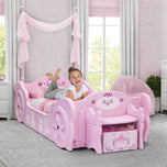 Princess Carriage Convertible Toddler-to-Twin Bed