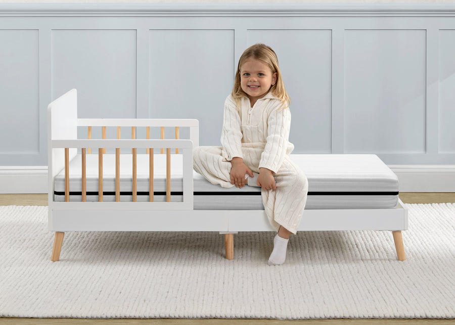 White (NO) 9-Beautyrest Black BreatheCool 2-Stage Crib and Toddler Mattress