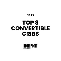 Award badge for Top 8 Convertible Cribs 2022