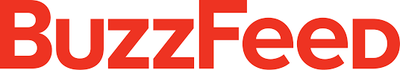 Red 'BuzzFeed' logo on a white background