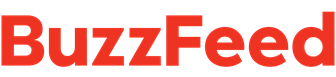BuzzFeed logo in red text on a white background