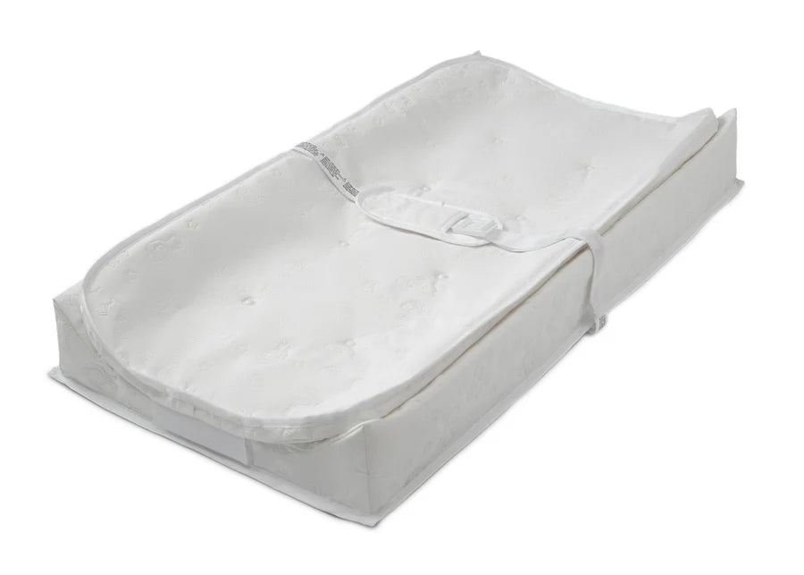 White (100) 10-Perfect Sleeper 2-in-1 Deluxe Pillow Top Changing Pad & Portable Changing Mat