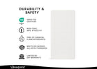 No Color (NO) 3-Eco-Cool Cooling Crib Mattress Protector