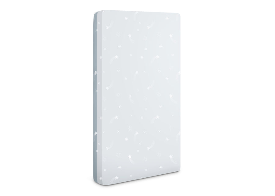 Blue and Light Blue (NO) 6-Refresh 2-Stage Crib and Toddler Mattress