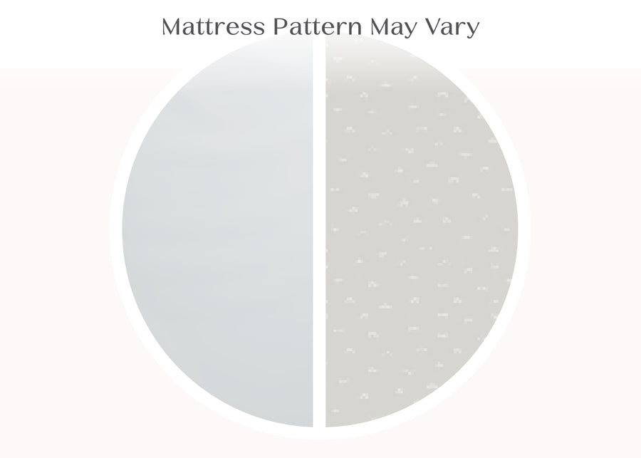 White (NO) 8-Twinkle Galaxy Limited 4-inch Mini Crib Mattress