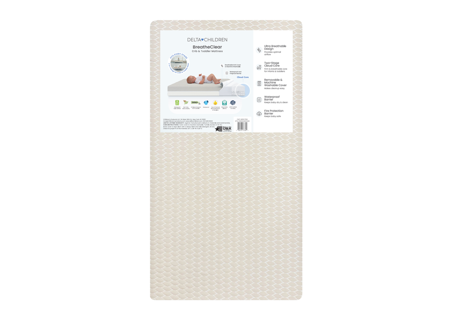 No Color (NO) 9-BreatheClear Breathable Crib Mattress and Toddler Mattress