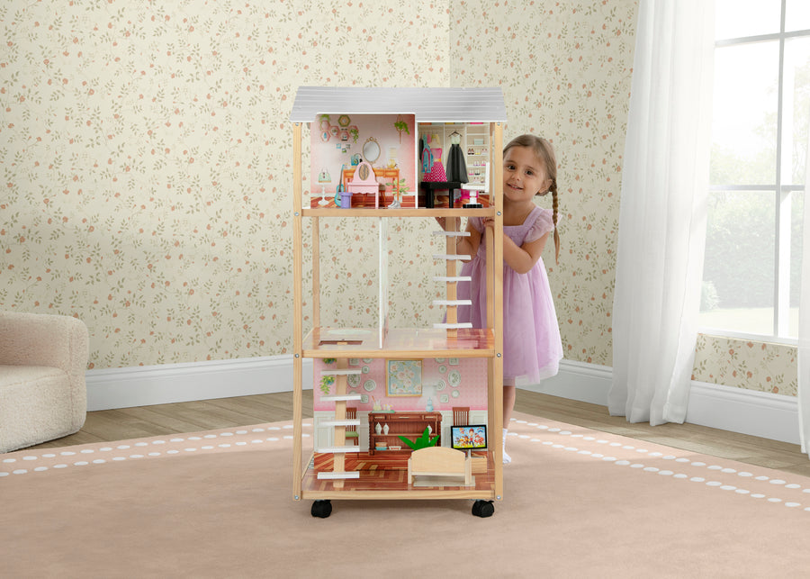 1705 1-Moveable Mansion Dollhouse