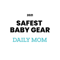 Award badge for Safest Baby Gear 2021