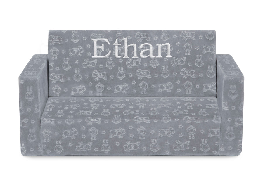 Grey (5057) 3-Personalized Perfect Sleeper Extra Wide Convertible Sofa To Lounger