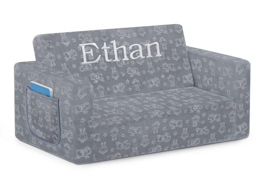 Grey (5057) 4-Personalized Perfect Sleeper Extra Wide Convertible Sofa To Lounger