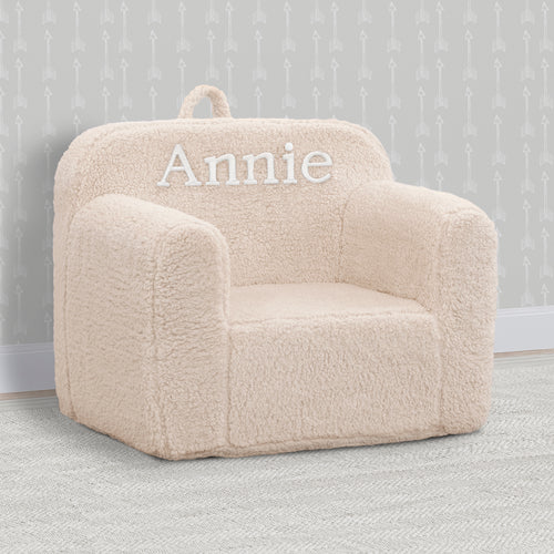 Personalized Cozee Sherpa Chair for Kids