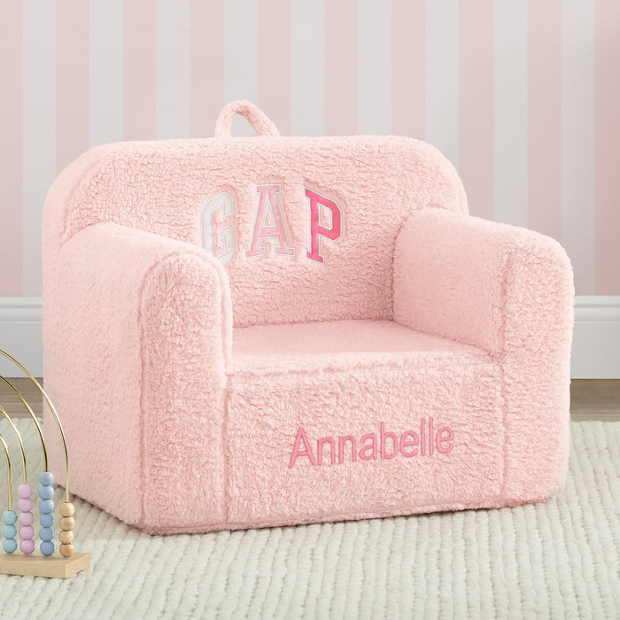EM83654GP 1657 pink chair gap lifestyle 101 0-babyGap Personalized Sherpa Chair