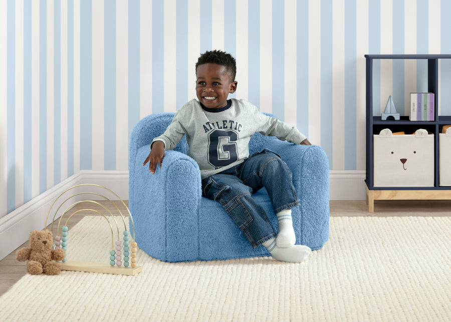 Blue (1659) 16-babyGap Personalized Sherpa Chair