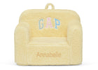 Yellow (1660) 10-babyGap Personalized Sherpa Chair