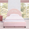 Personalized Upholstered Twin Bed with Round Headboard 14-Personalized Upholstered Twin Bed with Round Headboard