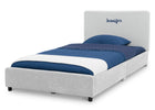 Dove Grey (1601) 12-Personalized Upholstered  Twin Bed with Headboard