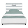 Personalized Upholstered  Twin Bed with Headboard 27-Personalized Upholstered  Twin Bed with Headboard