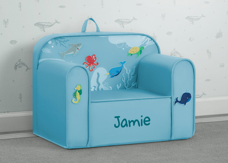 Personalized Mix & Match Cozee Kids Chair with Interchangeable Patches 20-Personalized Mix & Match Cozee Kids Chair with Interchangeable Patches