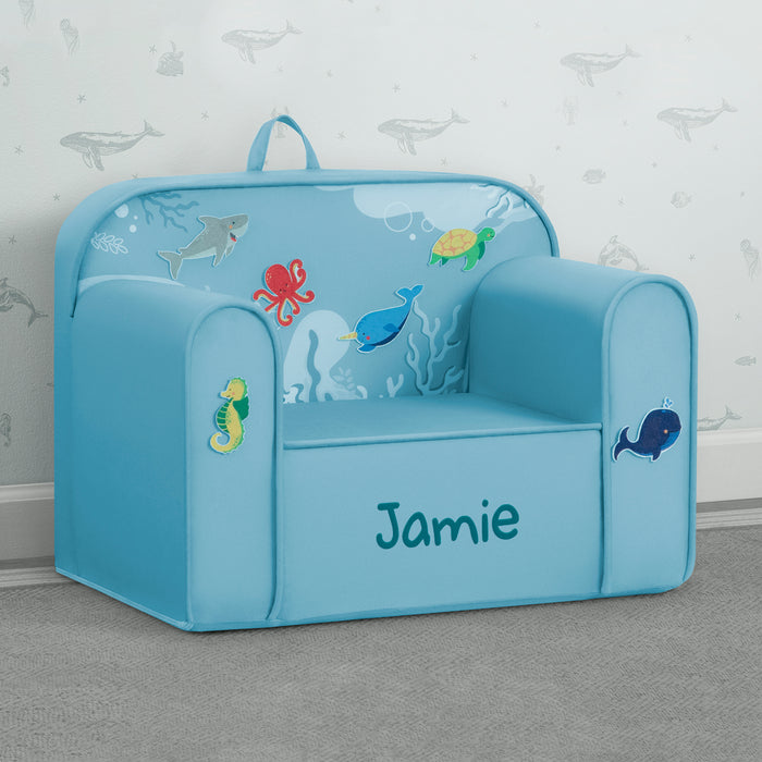 EMFC83557 1611 patch chair underwater Lifestyle 03 3-Personalized Mix & Match Cozee Kids Chair with Interchangeable Patches