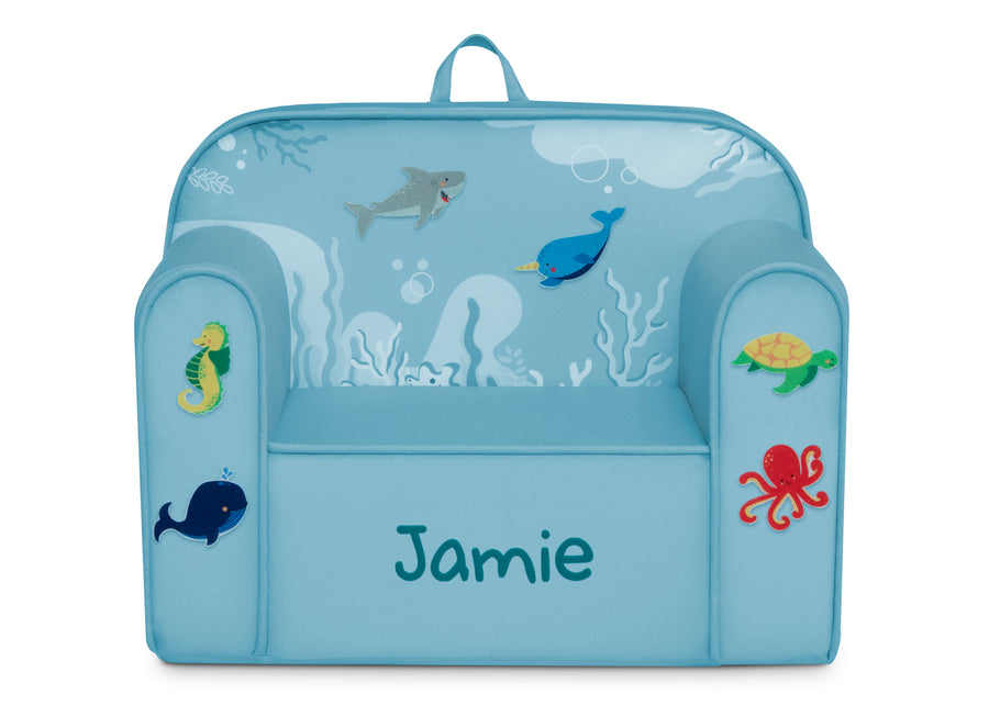 Underwater (1611) 17-Personalized Mix & Match Cozee Kids Chair with Interchangeable Patches