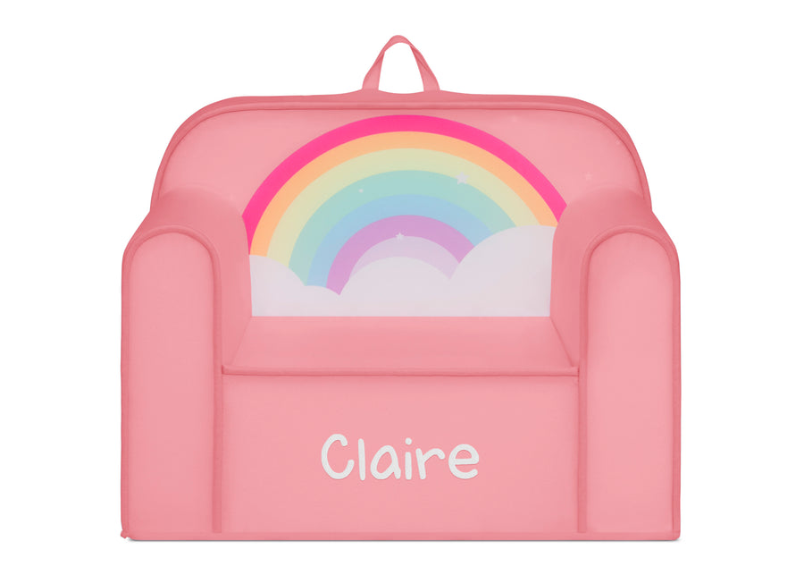 Rainbow (1612) 22-Personalized Mix & Match Cozee Kids Chair with Interchangeable Patches