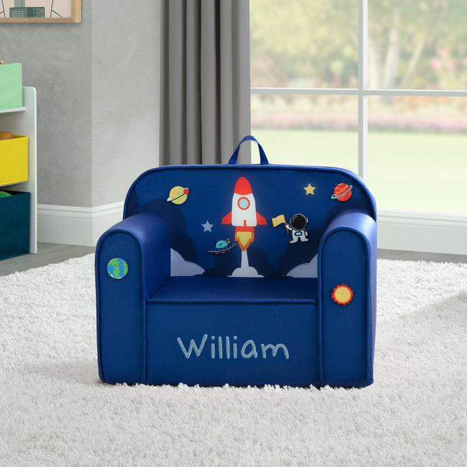 Personalized Mix & Match Cozee Kids Chair with Interchangeable Patches 8-Personalized Mix & Match Cozee Kids Chair with Interchangeable Patches