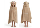 Tan Dog (1239) 7-Personalized Kids Hooded Bath Towel with Pockets