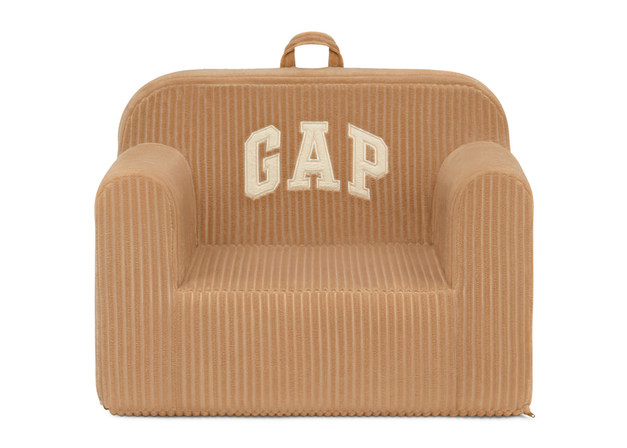 Brown (1661) 3-babyGap Ribbed Velour Chair