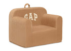 Brown (1661) 4-babyGap Ribbed Velour Chair