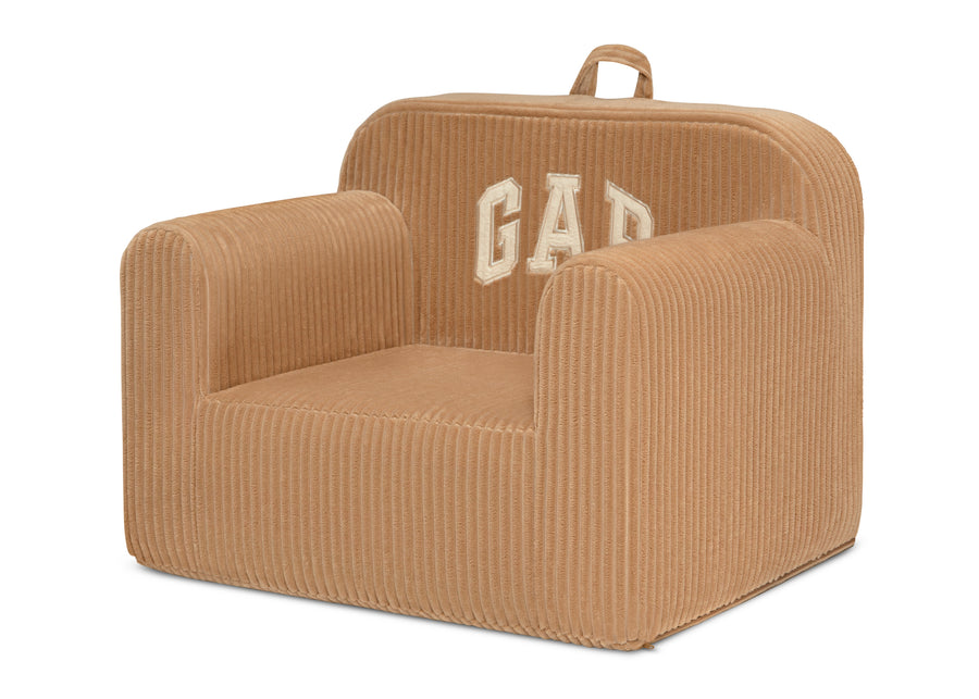 Brown (1661) 5-babyGap Ribbed Velour Chair